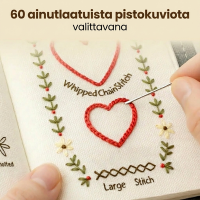 Kirjontakirja™ – Täydellinen Brodeeraussetti Aloittelijoille