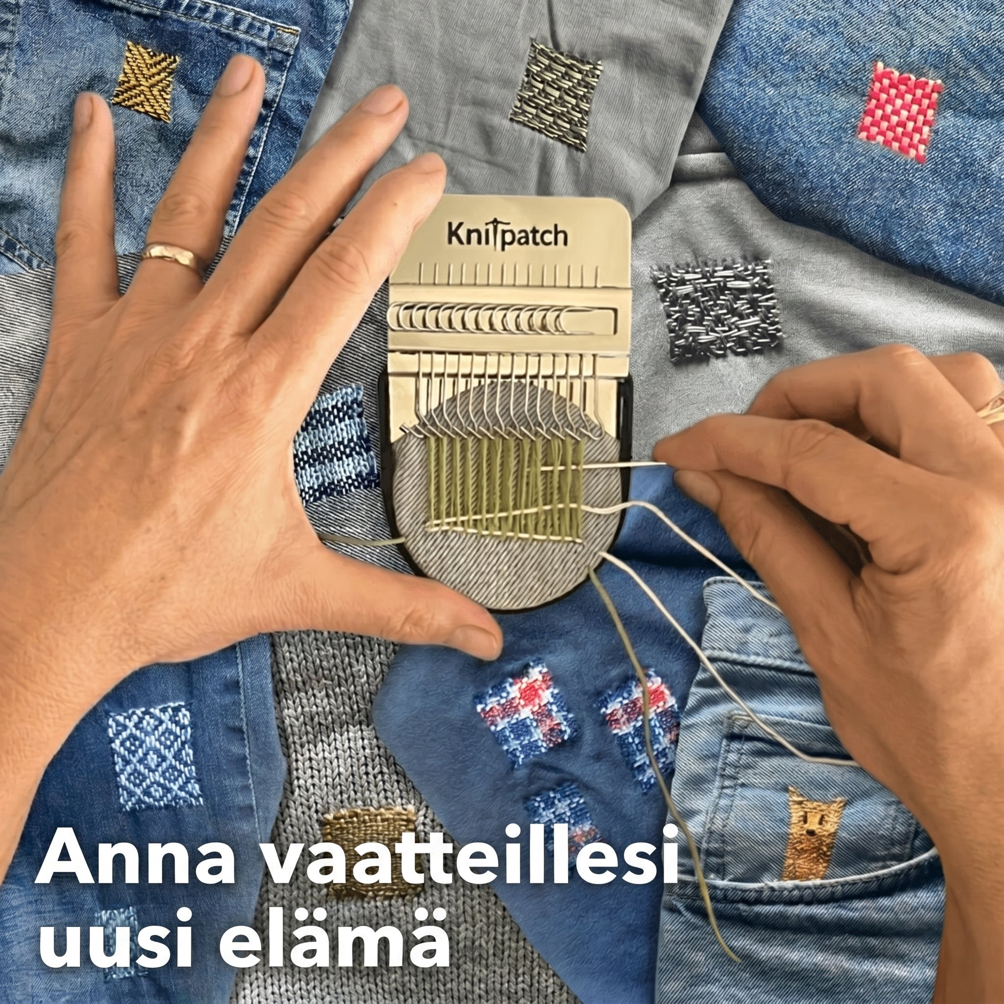 KnitPatch™ – Muuta kuluminen tyylikkääksi