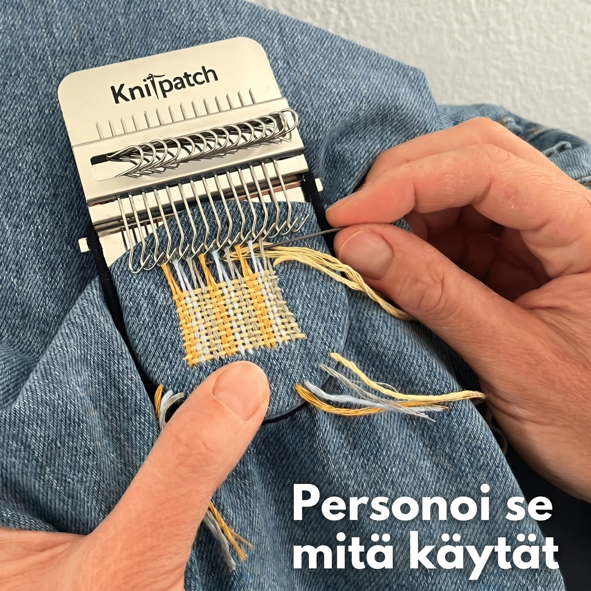 KnitPatch™ – Muuta kuluminen tyylikkääksi