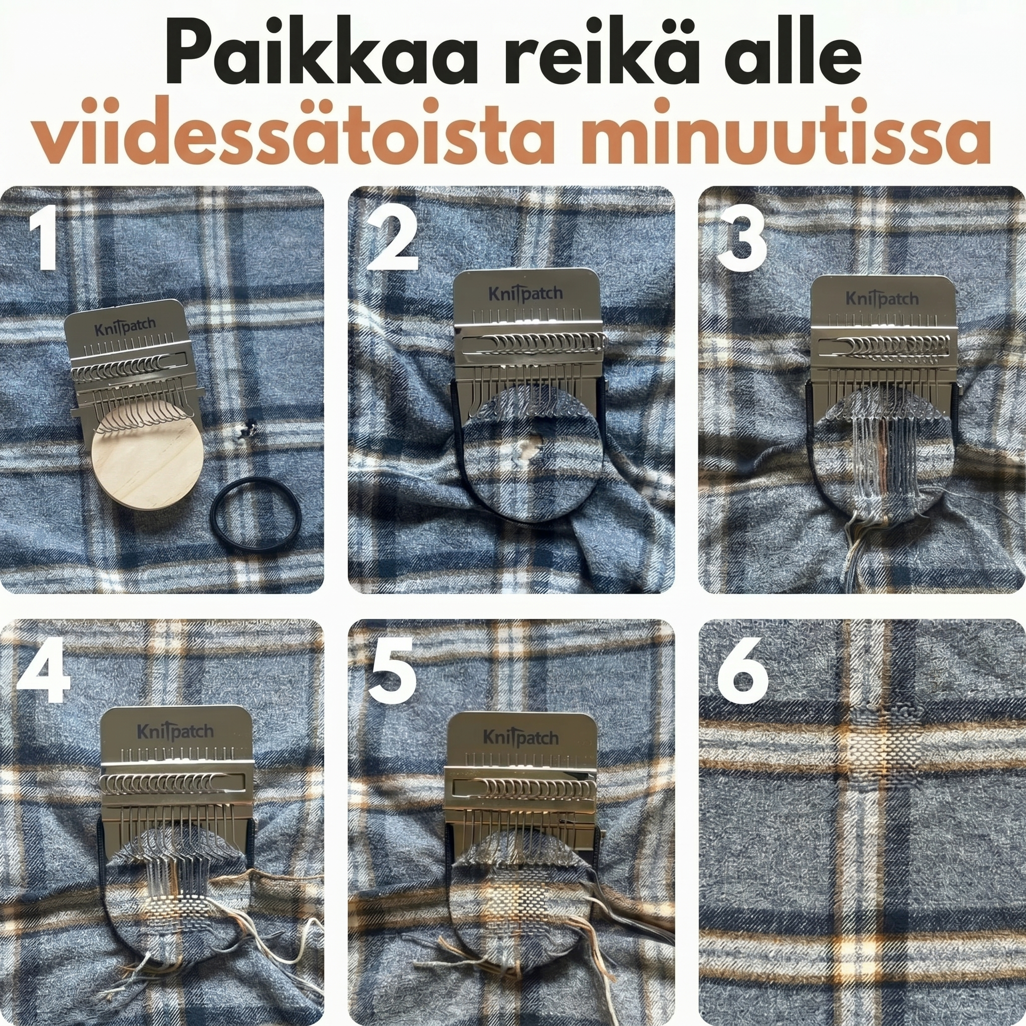KnitPatch™ – Muuta kuluminen tyylikkääksi