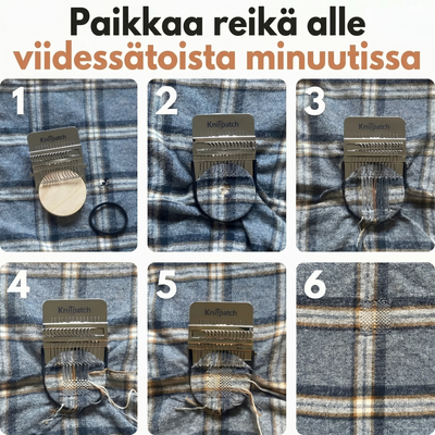 KnitPatch™ – Muuta kuluminen tyylikkääksi