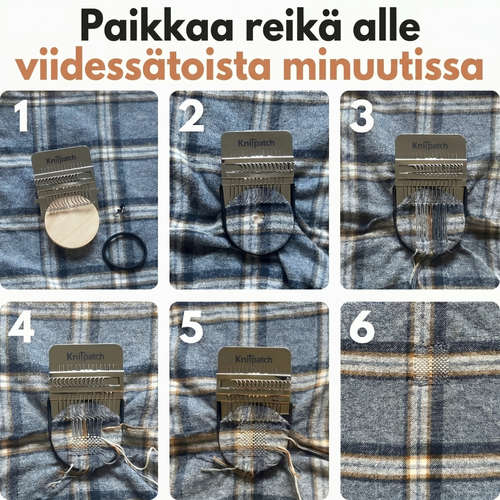 KnitPatch™ – Muuta kuluminen tyylikkääksi