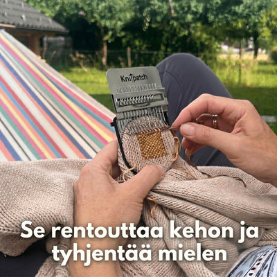 KnitPatch™ – Muuta kuluminen tyylikkääksi