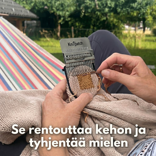 KnitPatch™ – Muuta kuluminen tyylikkääksi