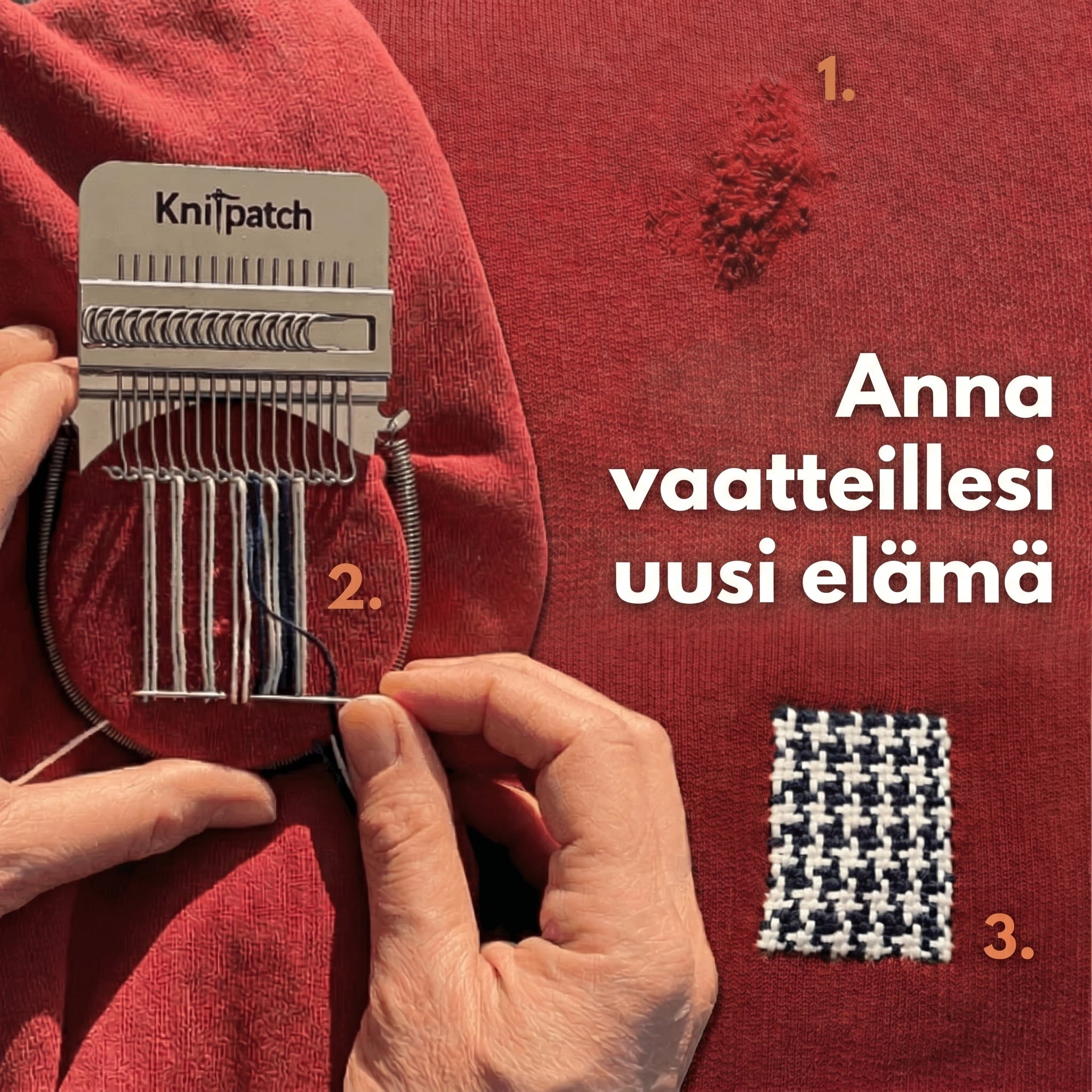 KnitPatch™ – Muuta kuluminen tyylikkääksi