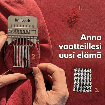 KnitPatch™ – Muuta kuluminen tyylikkääksi